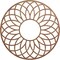 Ekena Millwork Cannes Wood Fretwork Pierced Ceiling Medallion, Walnut, 28"OD x 9 5/8"ID x 3/8"T CMWP28X28X0375CNWA - alternate 1